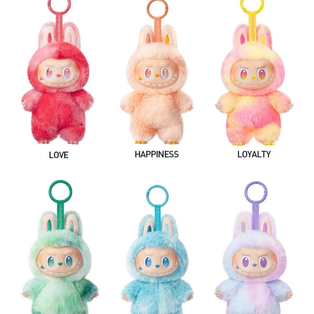Vibrant Plush Bunny Toy Set for Small Pets